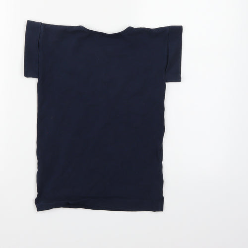 JESSIE AND JAMES Boys Blue   Basic T-Shirt Size 10-11 Years