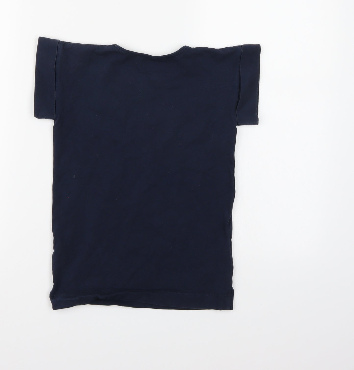 JESSIE AND JAMES Boys Blue   Basic T-Shirt Size 10-11 Years