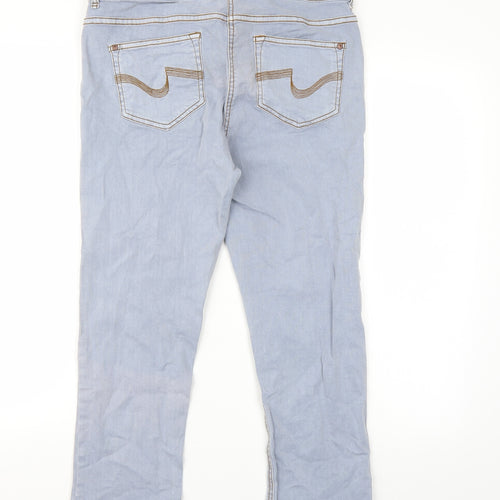 NEXT Womens Blue  Denim Cropped Jeans Size 14 L22 in