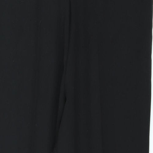 Preworn Womens Black   Trousers  Size 16 L27 in