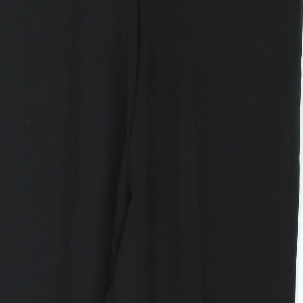 Preworn Womens Black   Trousers  Size 16 L27 in