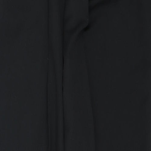 Preworn Womens Black   Trousers  Size 16 L27 in