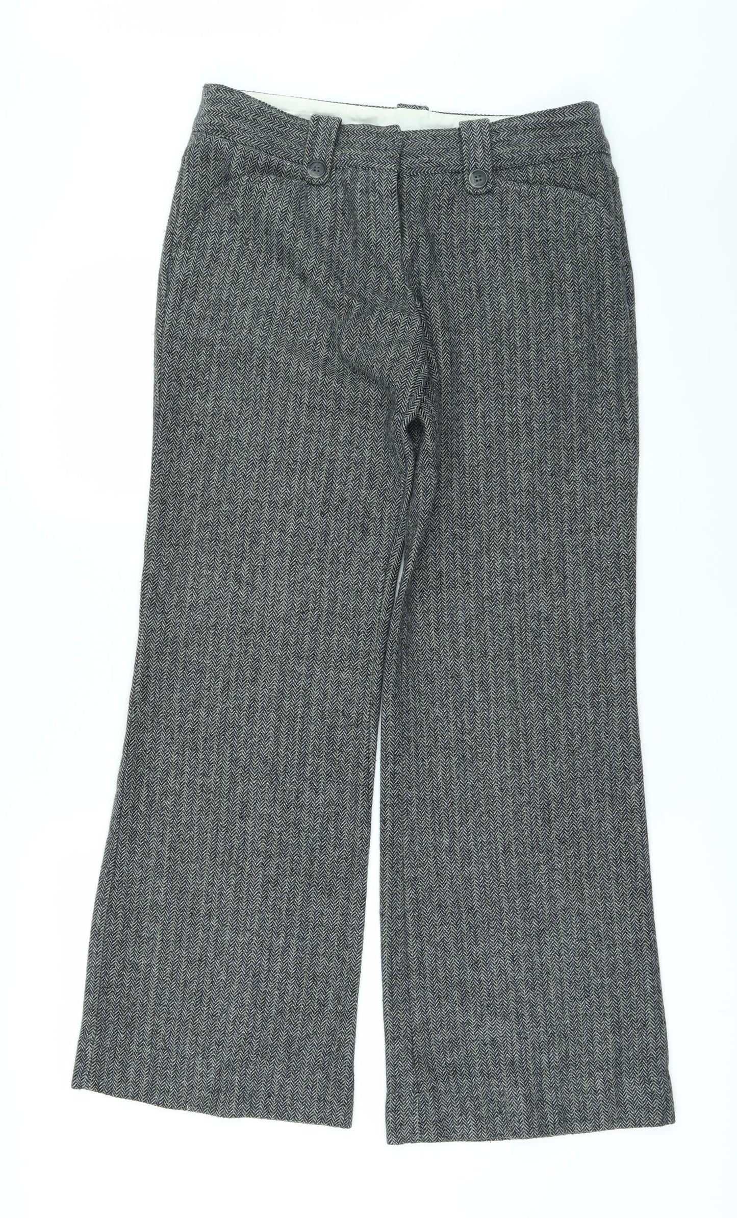 Topshop Womens Grey   Trousers  Size 10 L29 in