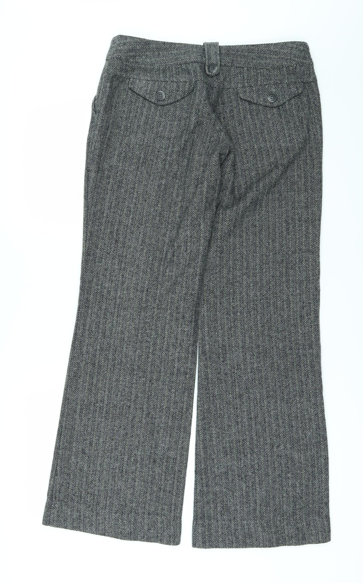 Topshop Womens Grey   Trousers  Size 10 L29 in