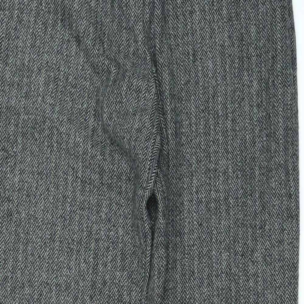 Topshop Womens Grey   Trousers  Size 10 L29 in