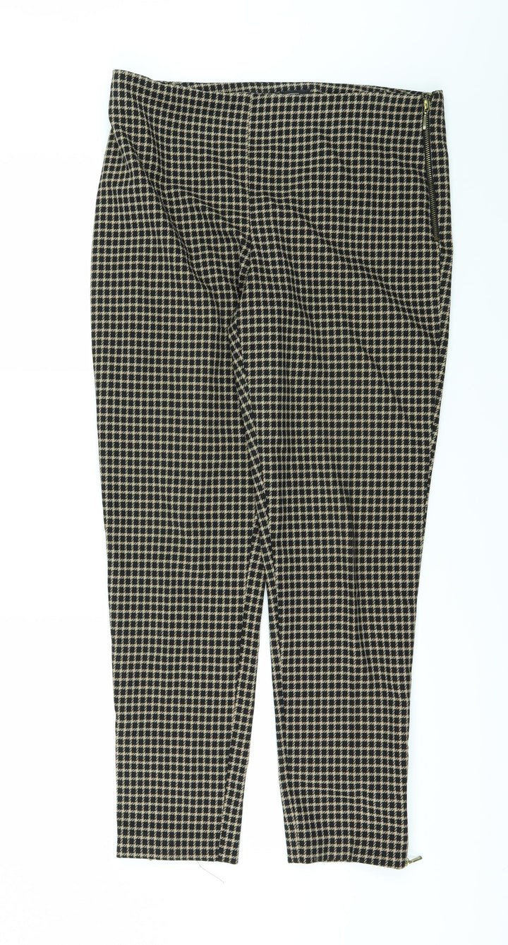F&F Womens Black Trousers Size 12 L26 in