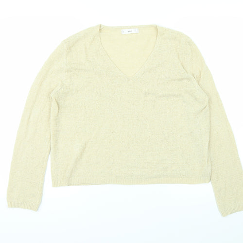 mng Womens White   Pullover Jumper Size M