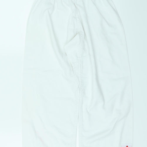adidas Boys White   Sweatpants Trousers Size 10 Years