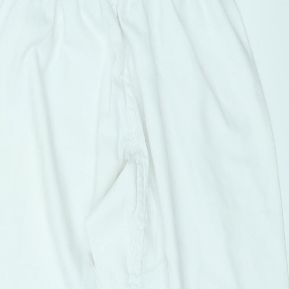 adidas Boys White   Sweatpants Trousers Size 10 Years