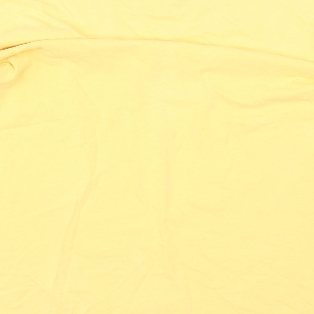 Anvil Mens Yellow    T-Shirt Size XL