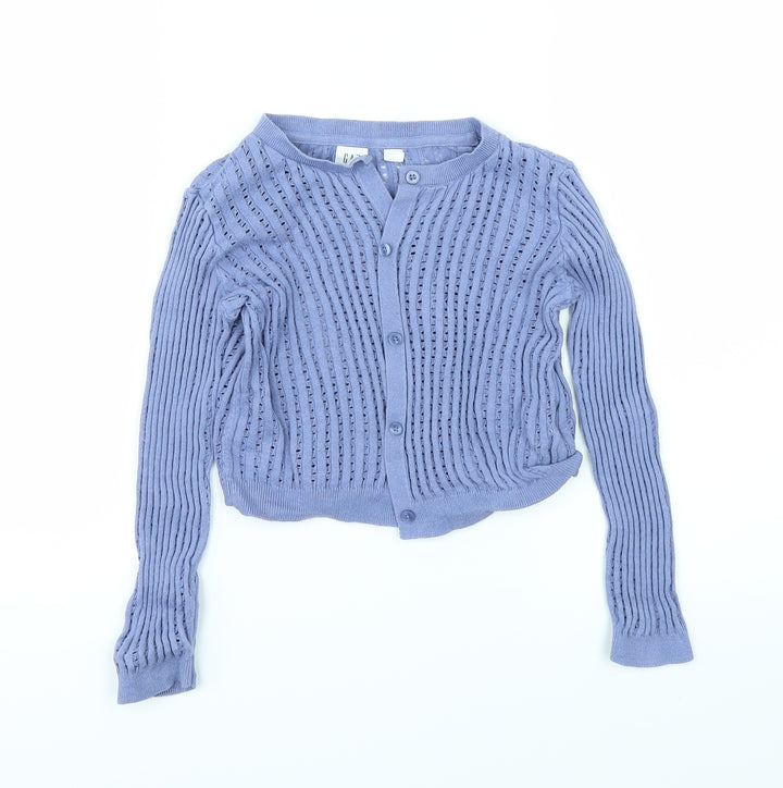 Gap Girls Purple   Cardigan Jumper Size S