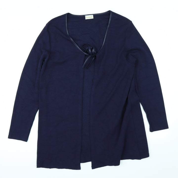 Roman Originals Womens Blue   Cardigan Jumper Size M