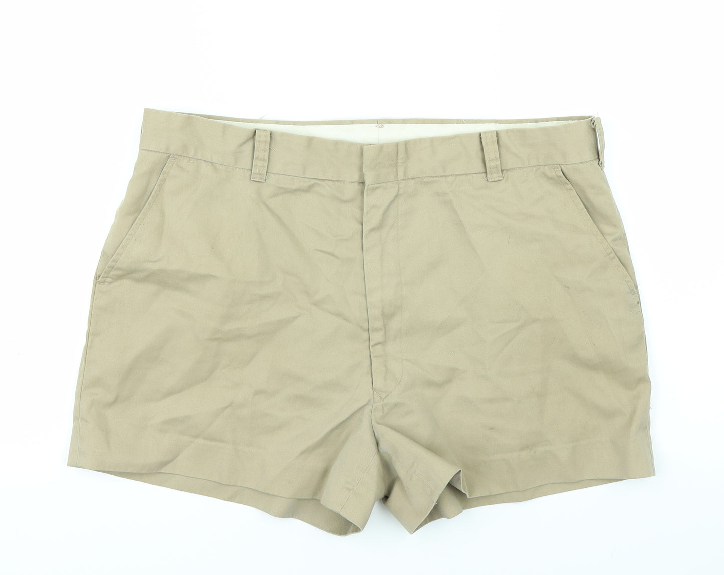 DEBINHAMS Womens Beige   Chino Shorts Size 36 in