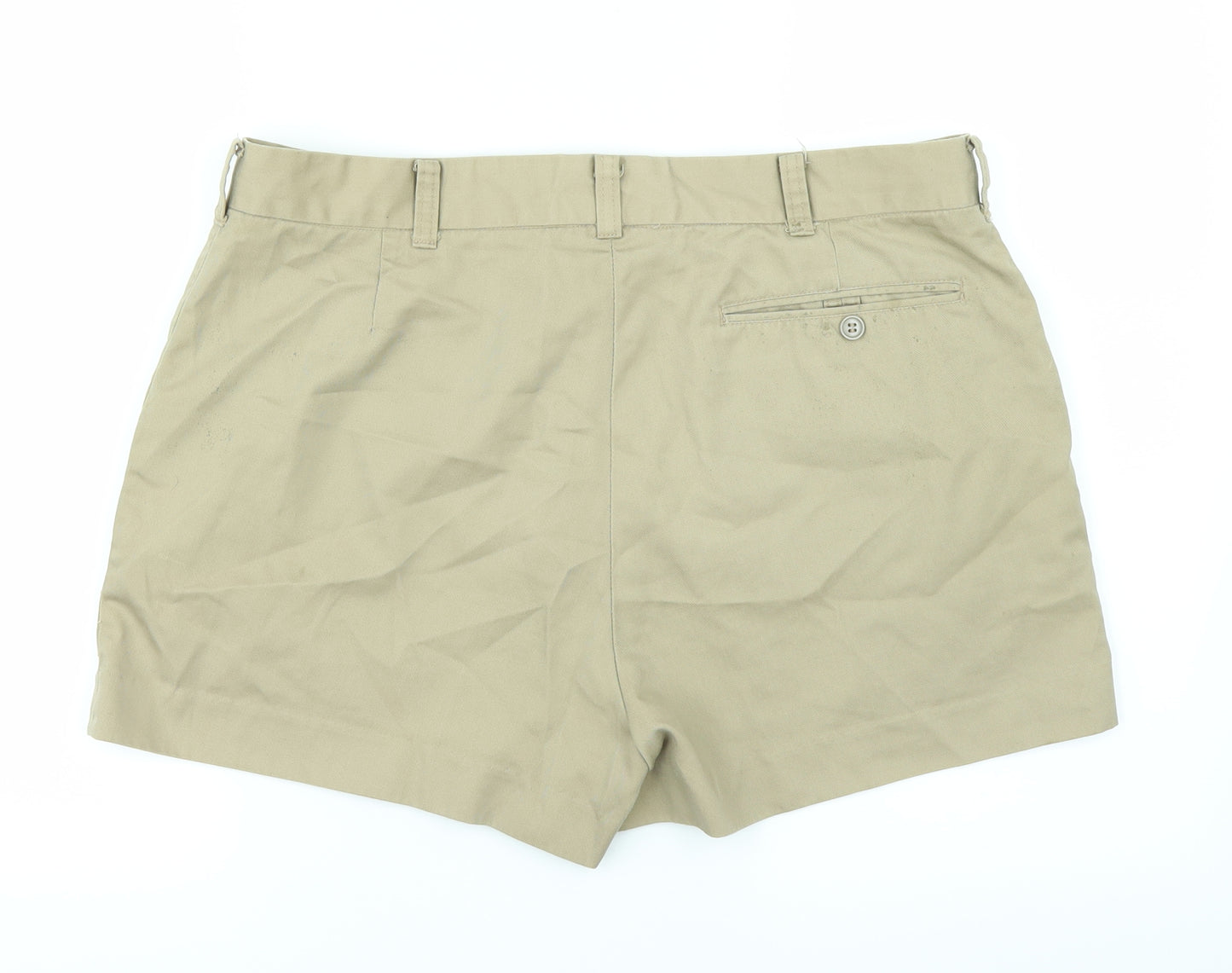 DEBINHAMS Womens Beige   Chino Shorts Size 36 in