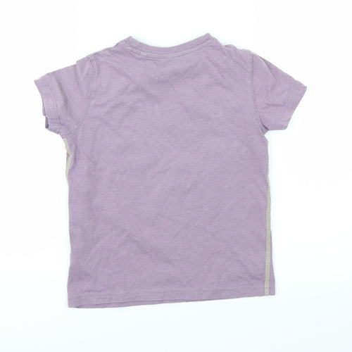 NEXT Girls Purple   Basic T-Shirt Size 5 Years