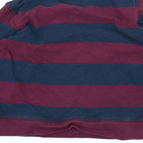 NEXT Boys Purple Striped  Basic T-Shirt Size 5 Years