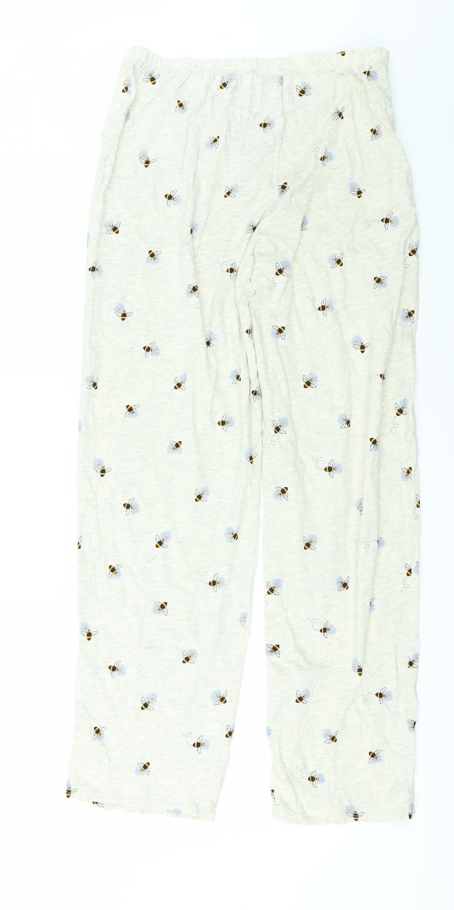 Marks and Spencer Womens White   Sweatpants Trousers Size M L26 in
