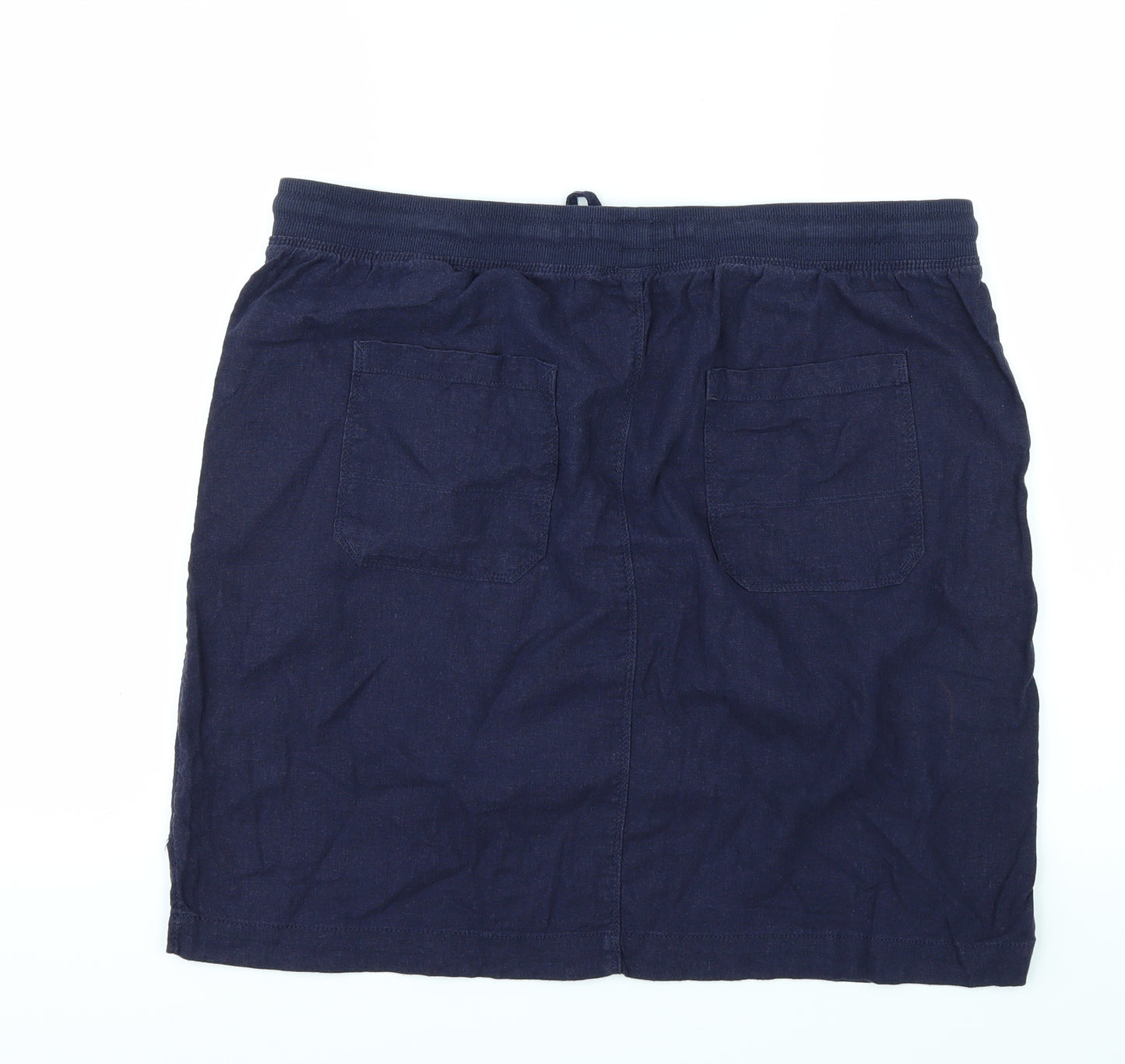 Marks and Spencer Womens Blue   A-Line Skirt Size 16
