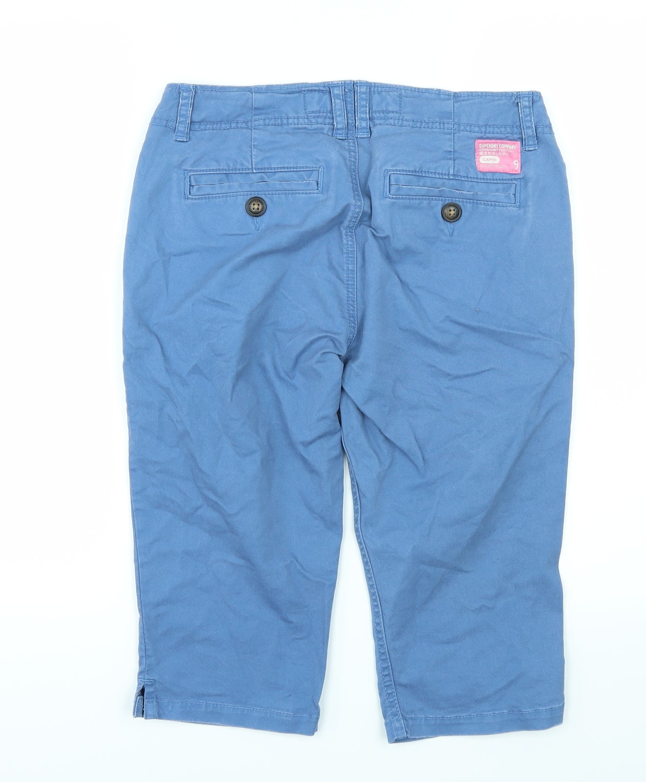 Superdry Mens Blue   Chino Shorts Size S