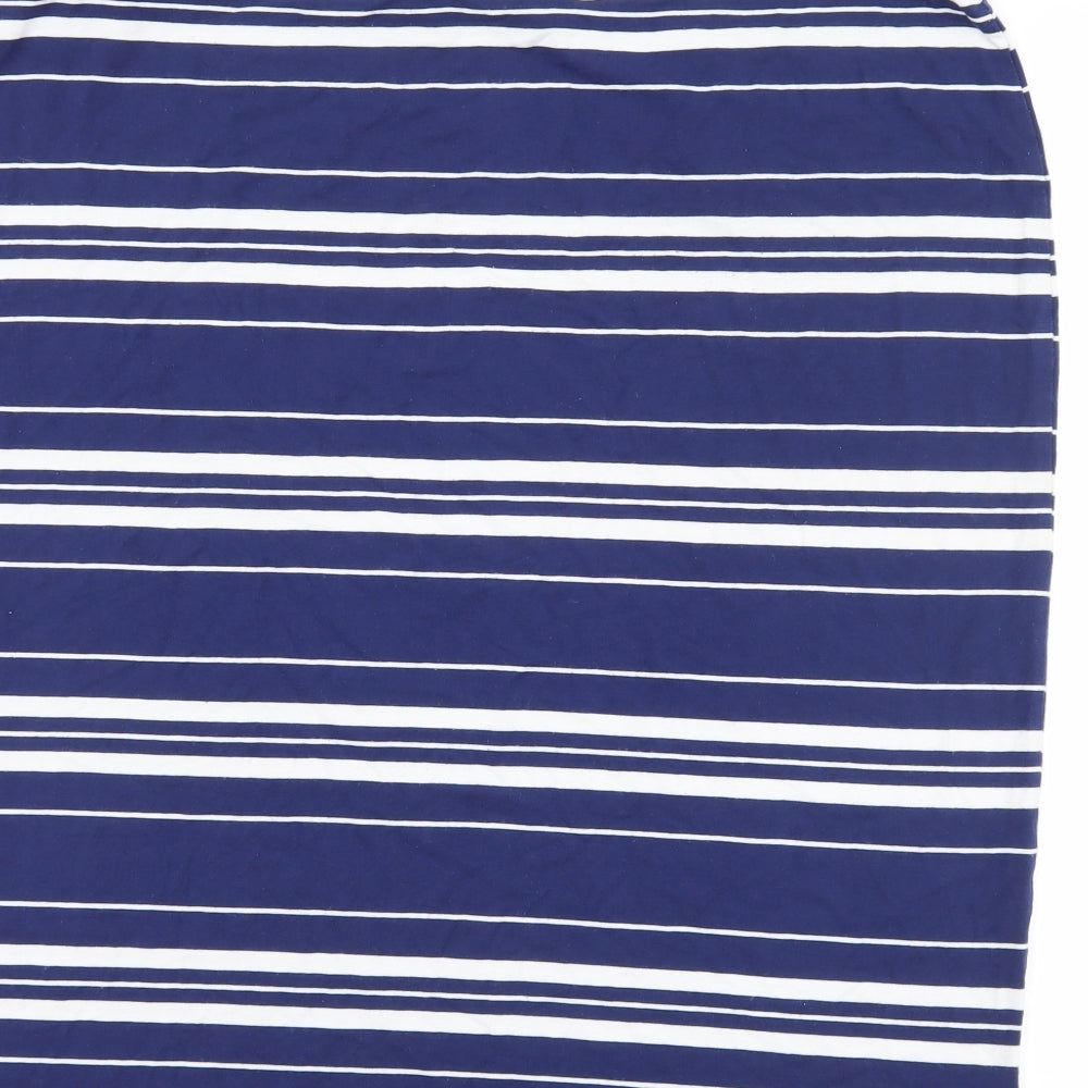 NEXT Womens Blue Striped  Straight & Pencil Skirt Size 20