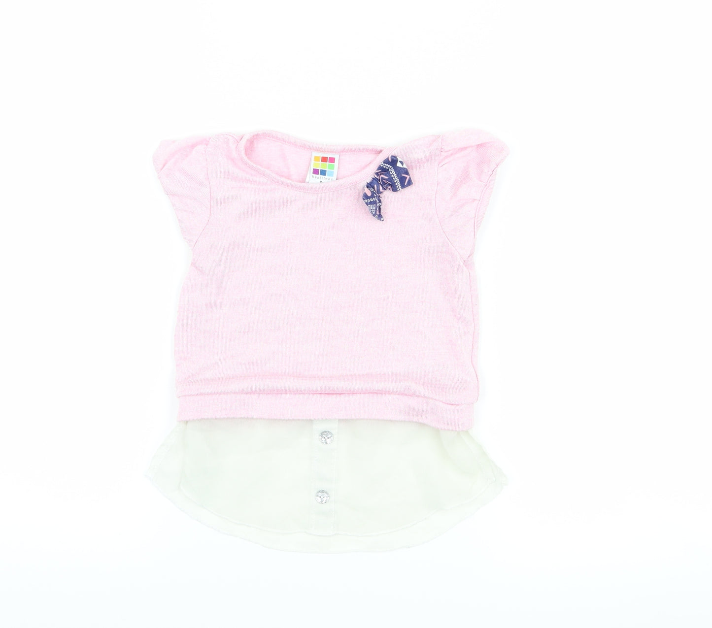 Healthtex Girls Pink   Basic T-Shirt Size 3 Years