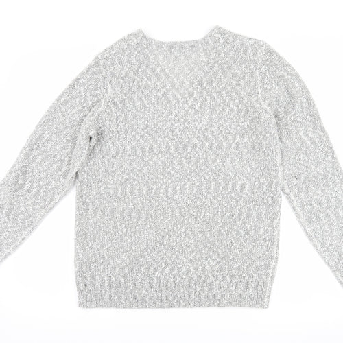 isle Womens Grey   Pullover Jumper Size M