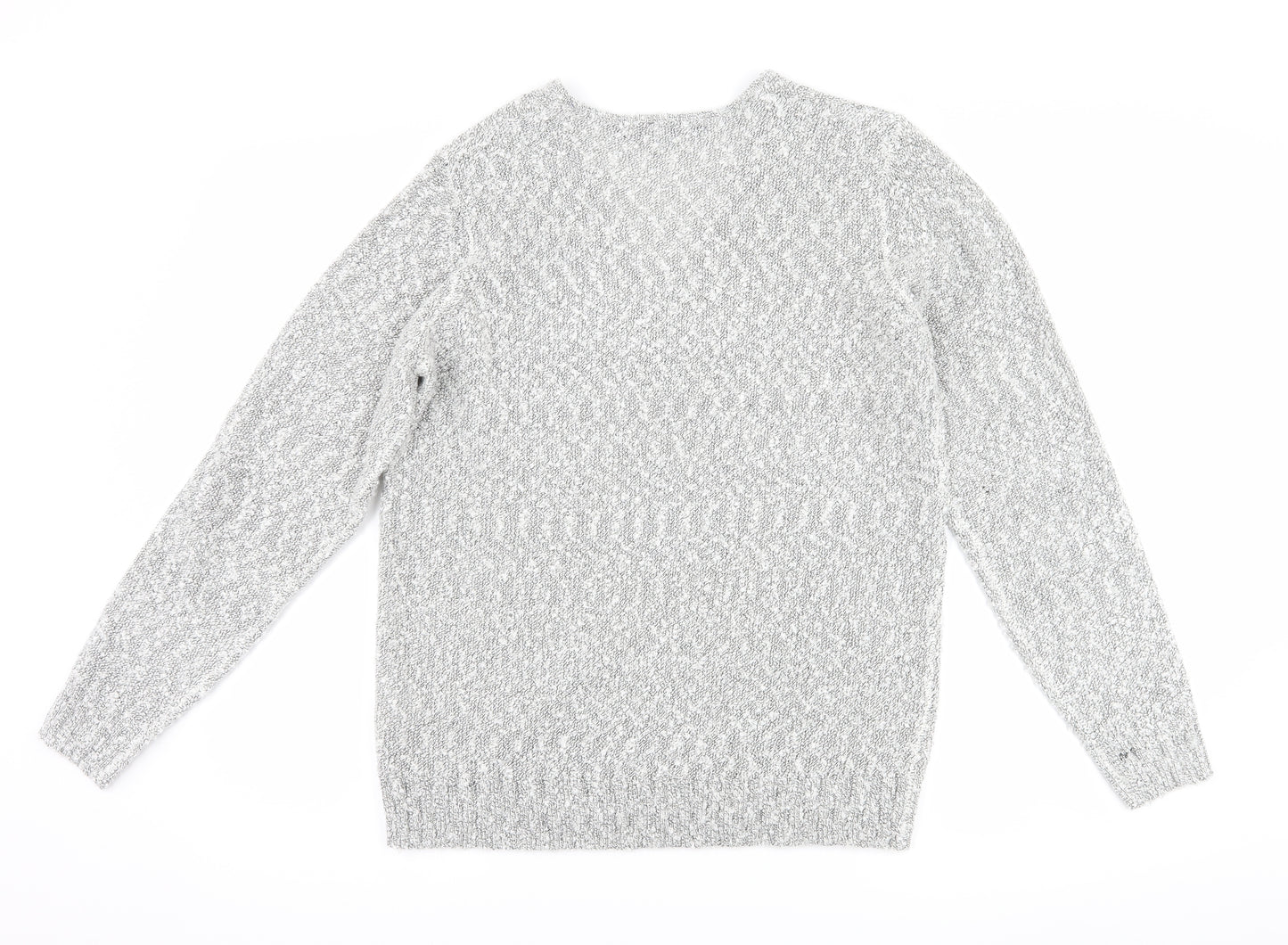 isle Womens Grey   Pullover Jumper Size M