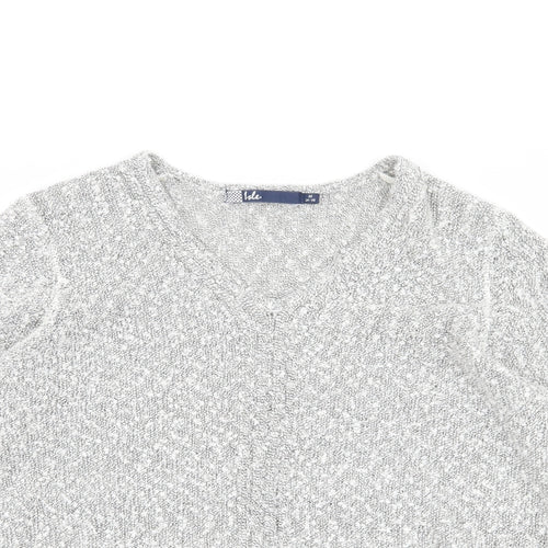 isle Womens Grey   Pullover Jumper Size M