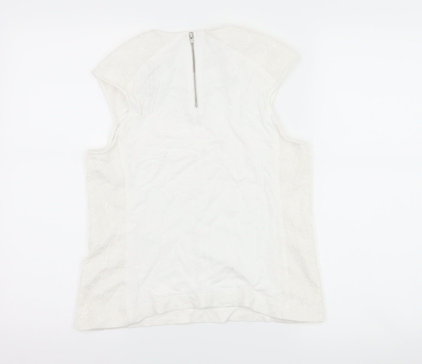 Warehouse Womens White   Basic Tank Size M