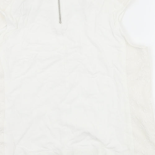 Warehouse Womens White   Basic Tank Size M