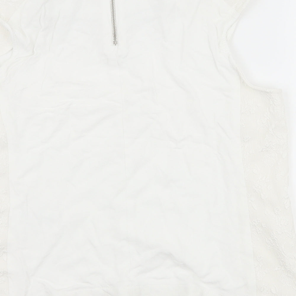 Warehouse Womens White   Basic Tank Size M