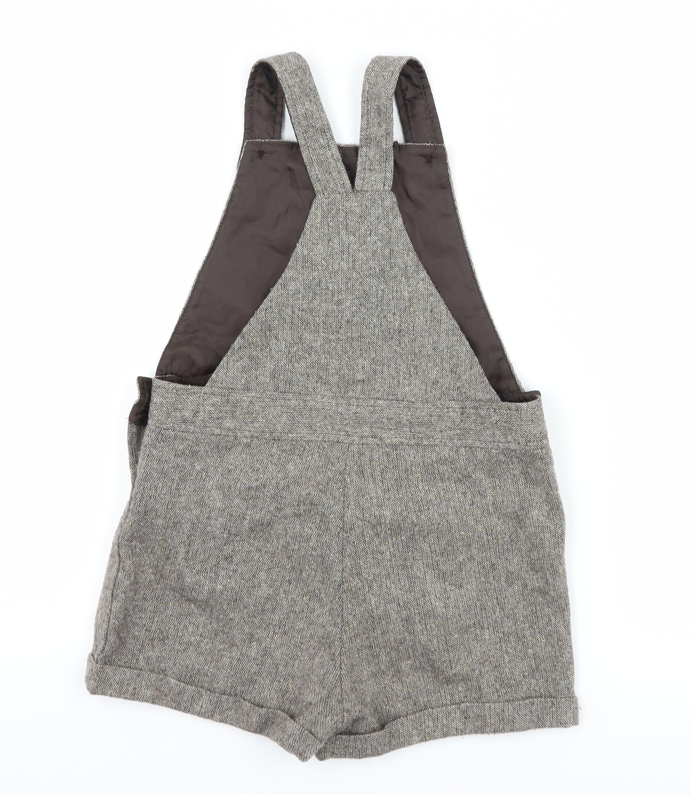 George Girls Grey   Dungaree One-Piece Size 4-5 Years