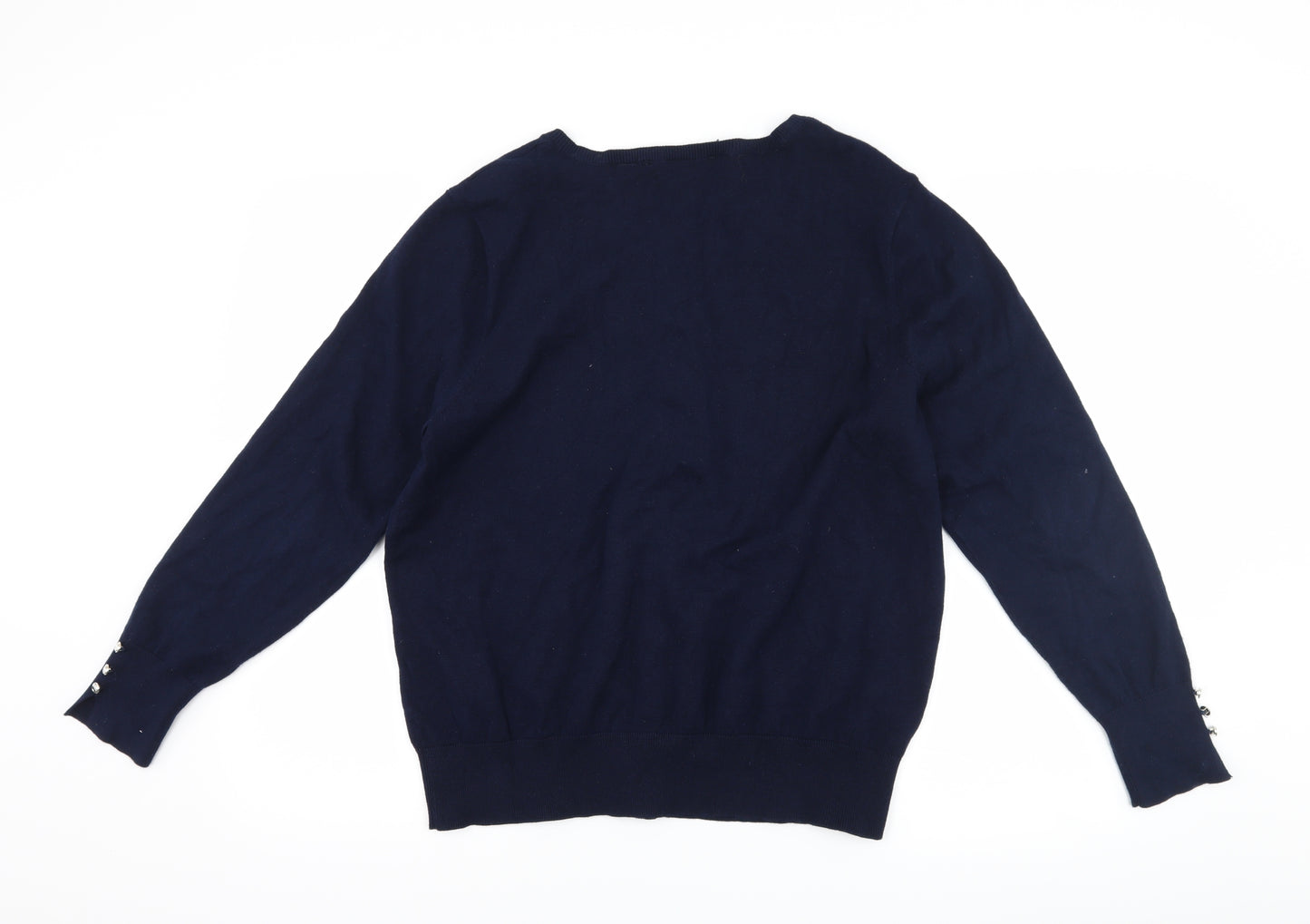 Dorothy Perkins Womens Blue   Cardigan Jumper Size 14