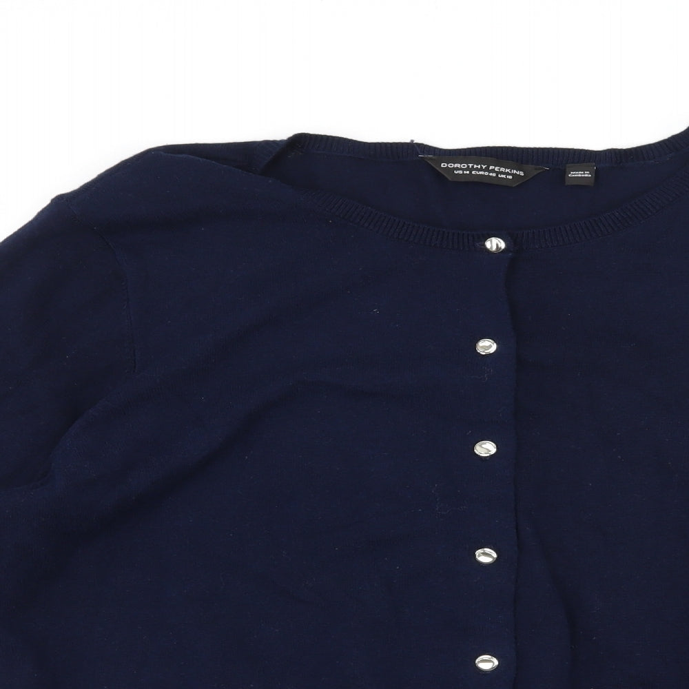 Dorothy Perkins Womens Blue   Cardigan Jumper Size 14