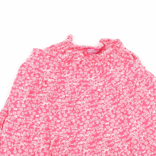 Primark Girls Pink Floral  A-Line  Size 18-24 Months