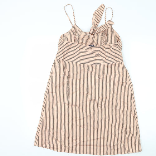 Marks and Spencer Womens Pink Striped  Shift  Size 8