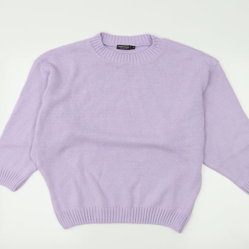 Nasty Gal Womens Purple   Pullover Jumper Size M