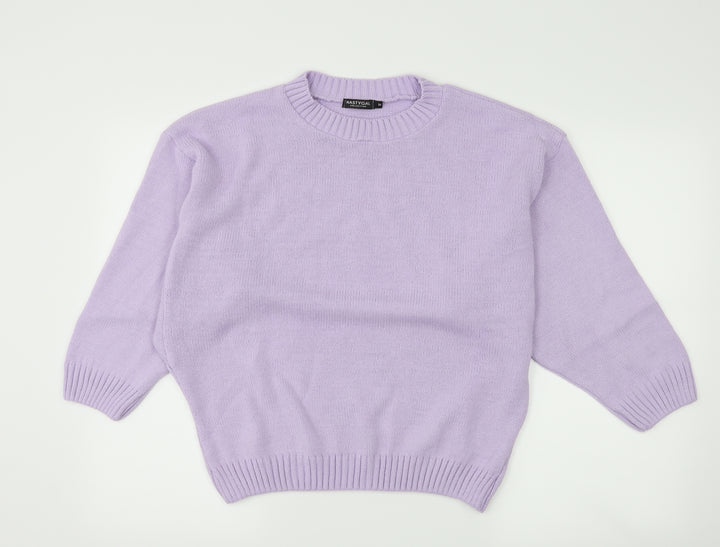 Nasty Gal Womens Purple   Pullover Jumper Size M
