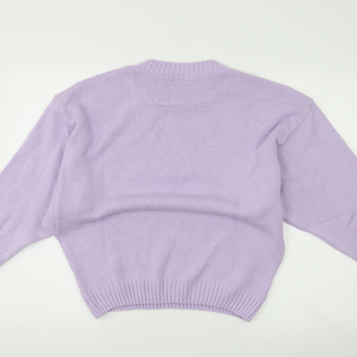 Nasty Gal Womens Purple   Pullover Jumper Size M