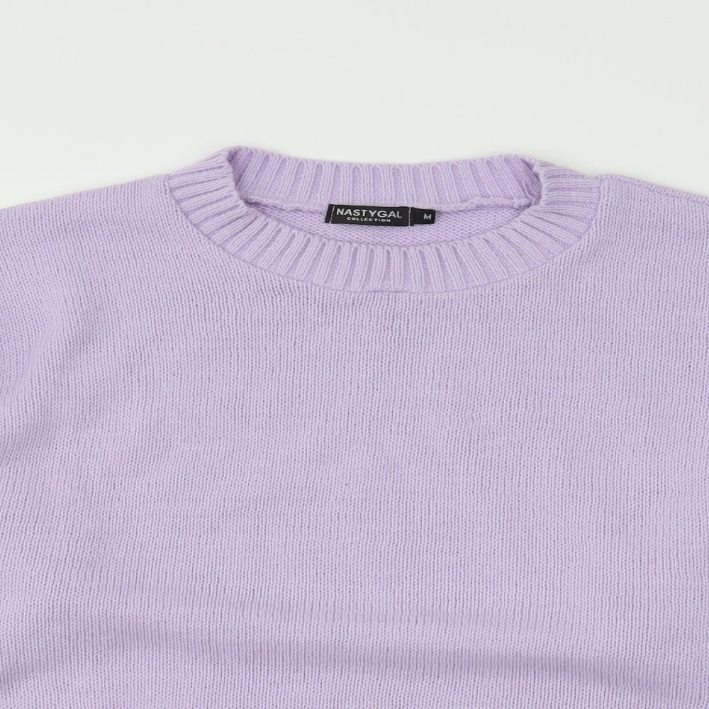 Nasty Gal Womens Purple   Pullover Jumper Size M
