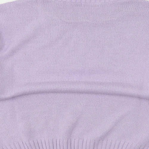 Nasty Gal Womens Purple   Pullover Jumper Size M