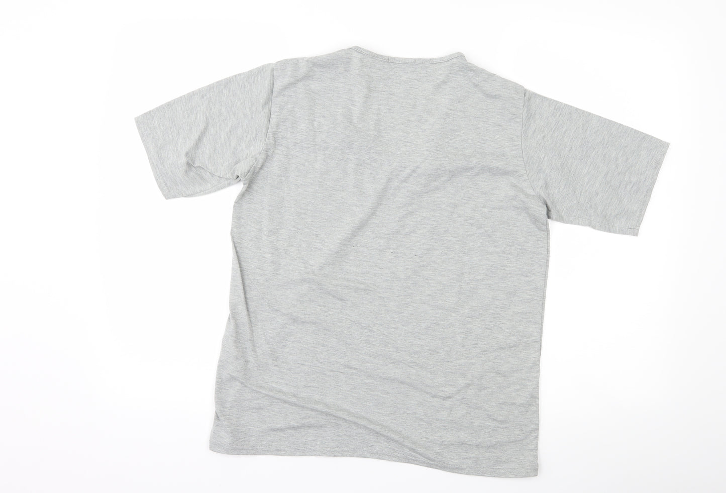 PRETTYLITTLETHING Womens Grey   Basic T-Shirt Size 10