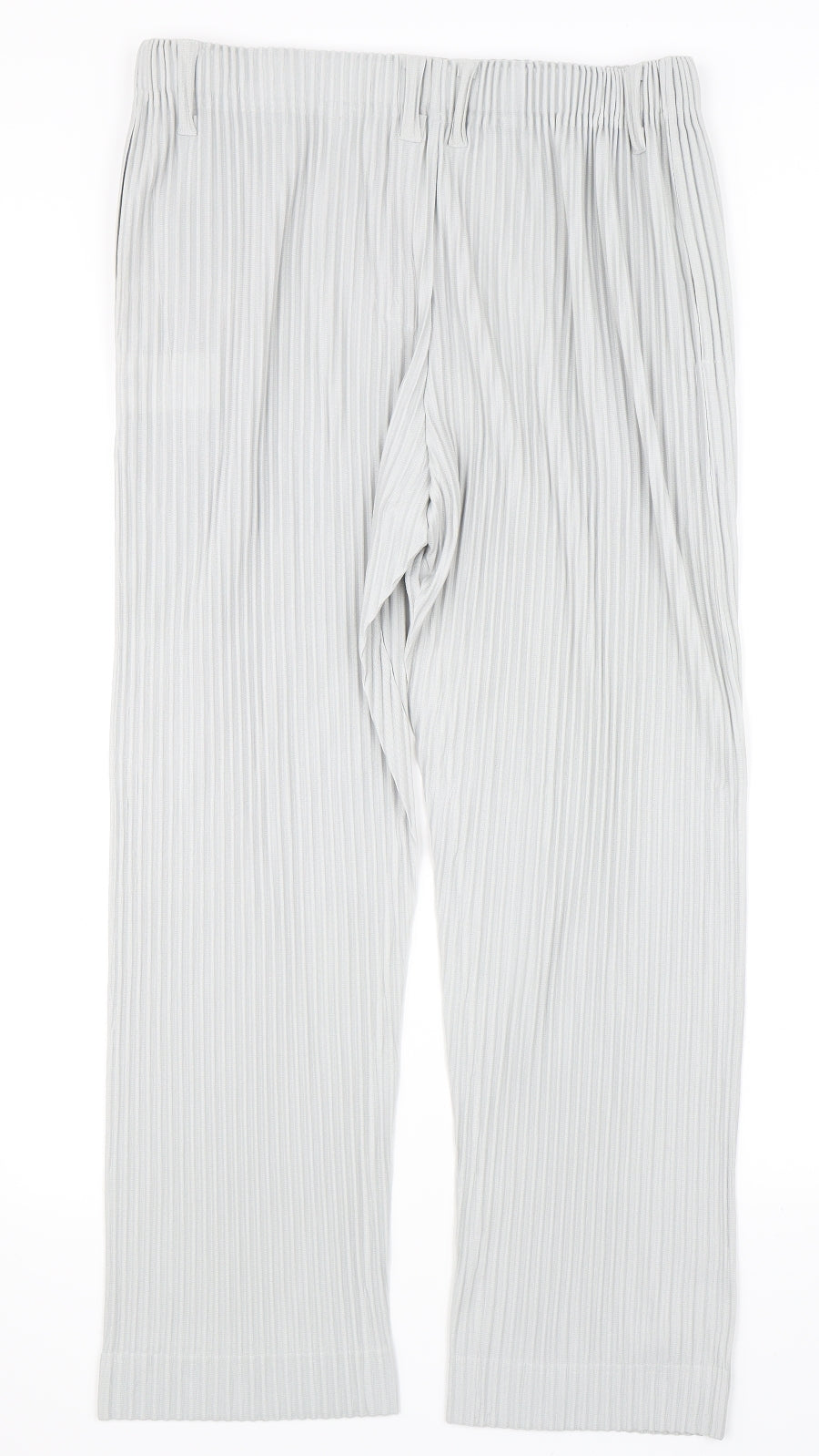 Kuyio Womens Grey   Trousers  Size L L27 in