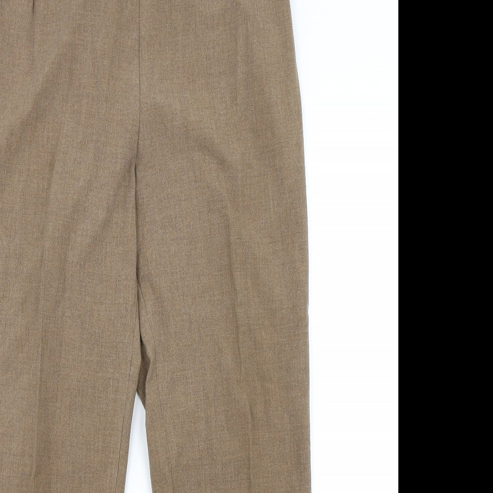 Marks and Spencer Womens Brown   Trousers  Size 12 L26 in