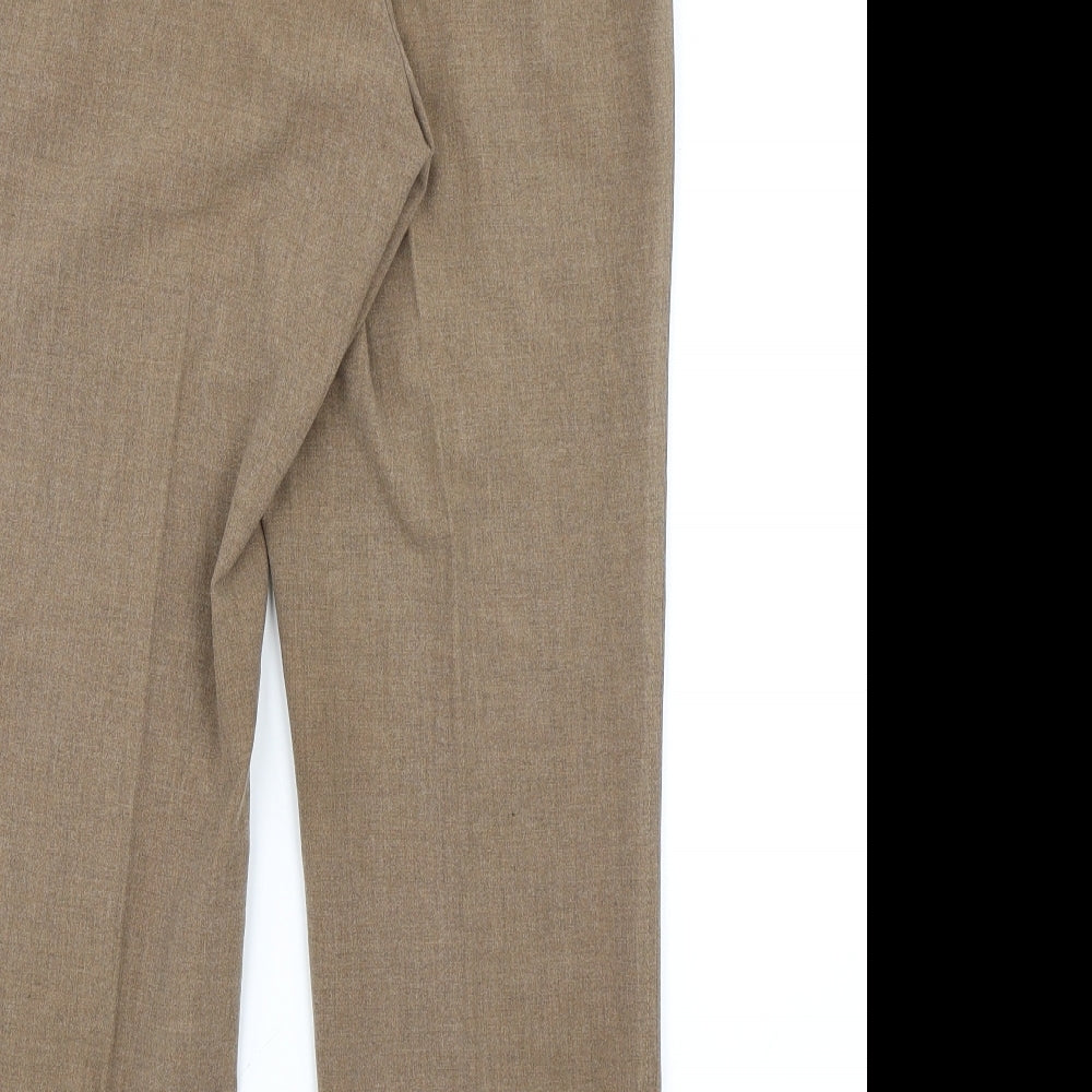 Marks and Spencer Womens Brown   Trousers  Size 12 L26 in