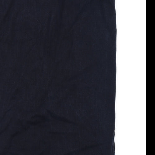 Marks and Spencer Womens Blue   Straight & Pencil Skirt Size 14