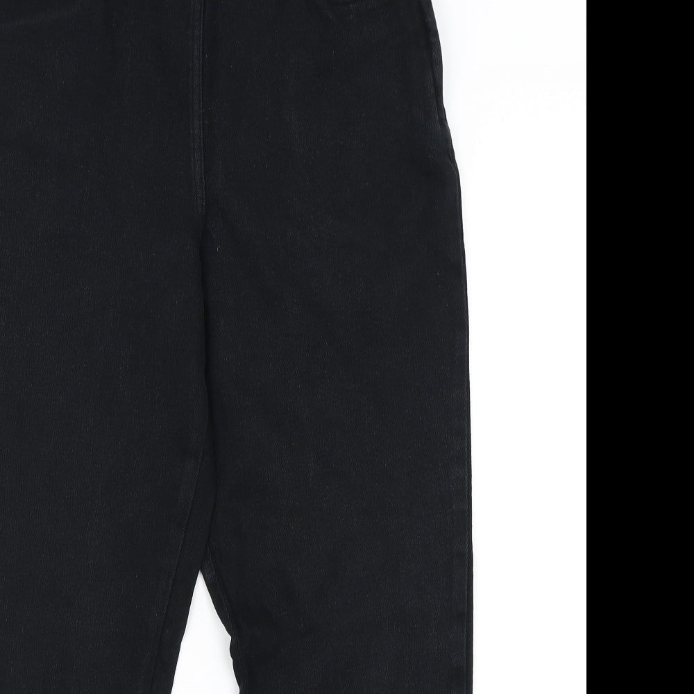 NEXT Womens Black   Straight Jeans Size 12 L26 in
