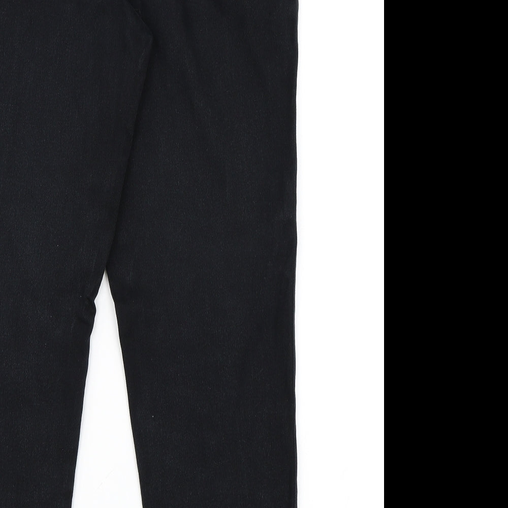 NEXT Womens Black   Straight Jeans Size 12 L26 in