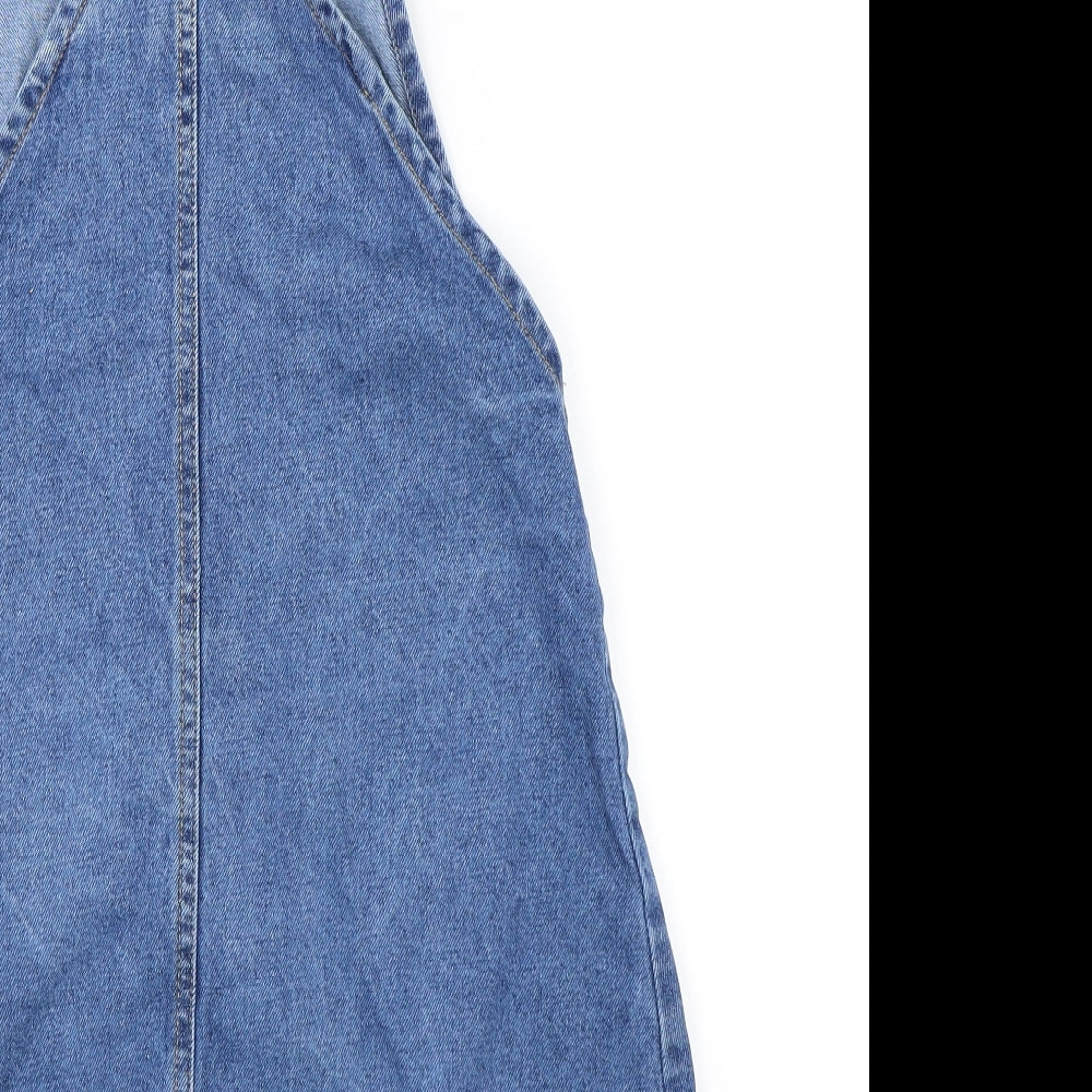 Bluezoo Girls Blue   Dungaree One-Piece Size 15 Years