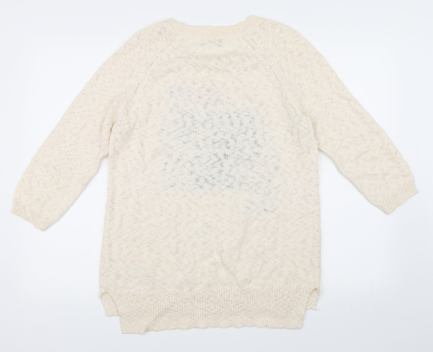 F&F Womens White   Pullover Jumper Size 14